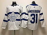 Toronto Maple Leafs 31 Frederik Andersen White 2018 Stadium Series Adidas Stitched Jersey,baseball caps,new era cap wholesale,wholesale hats